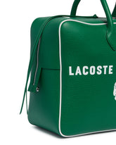Green Printed Leather Gym Bag | PDP | Antonia