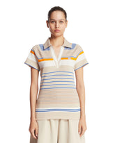Multicolor Striped Slim Fit Polo | PDP | Antonia