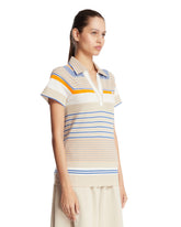 Multicolor Striped Slim Fit Polo | PDP | Antonia