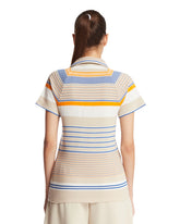 Multicolor Striped Slim Fit Polo | PDP | Antonia