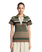 Multicolor Striped Slim Fit Polo | PDP | Antonia