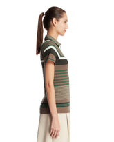 Multicolor Striped Slim Fit Polo | PDP | Antonia