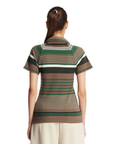 Multicolor Striped Slim Fit Polo | PDP | Antonia