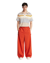 Multicolour Striped Pique Polo | PDP | Antonia