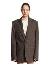 Brown Heavy Pure Wool Blazer | PDP | Antonia