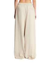 Beige Satin Joggers | PDP | Antonia