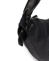 Black Large Croissant Bag | PDP | Antonia