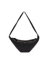 Black Medium Croissant Bag | PDP | Antonia