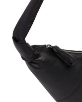 Black Medium Croissant Bag | PDP | Antonia