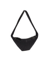 Black Medium Croissant Bag | PDP | Antonia