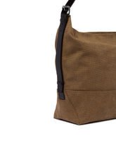 Brown Canvas Belted Bag | PDP | Antonia