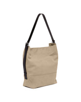 Beige Belted Canvas Bag | PDP | Antonia