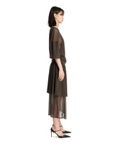 Brown Double-Layer Dress | PDP | Antonia