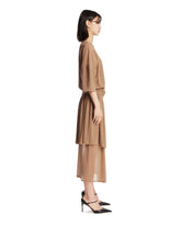 Beige Double-Layer Dress | PDP | Antonia