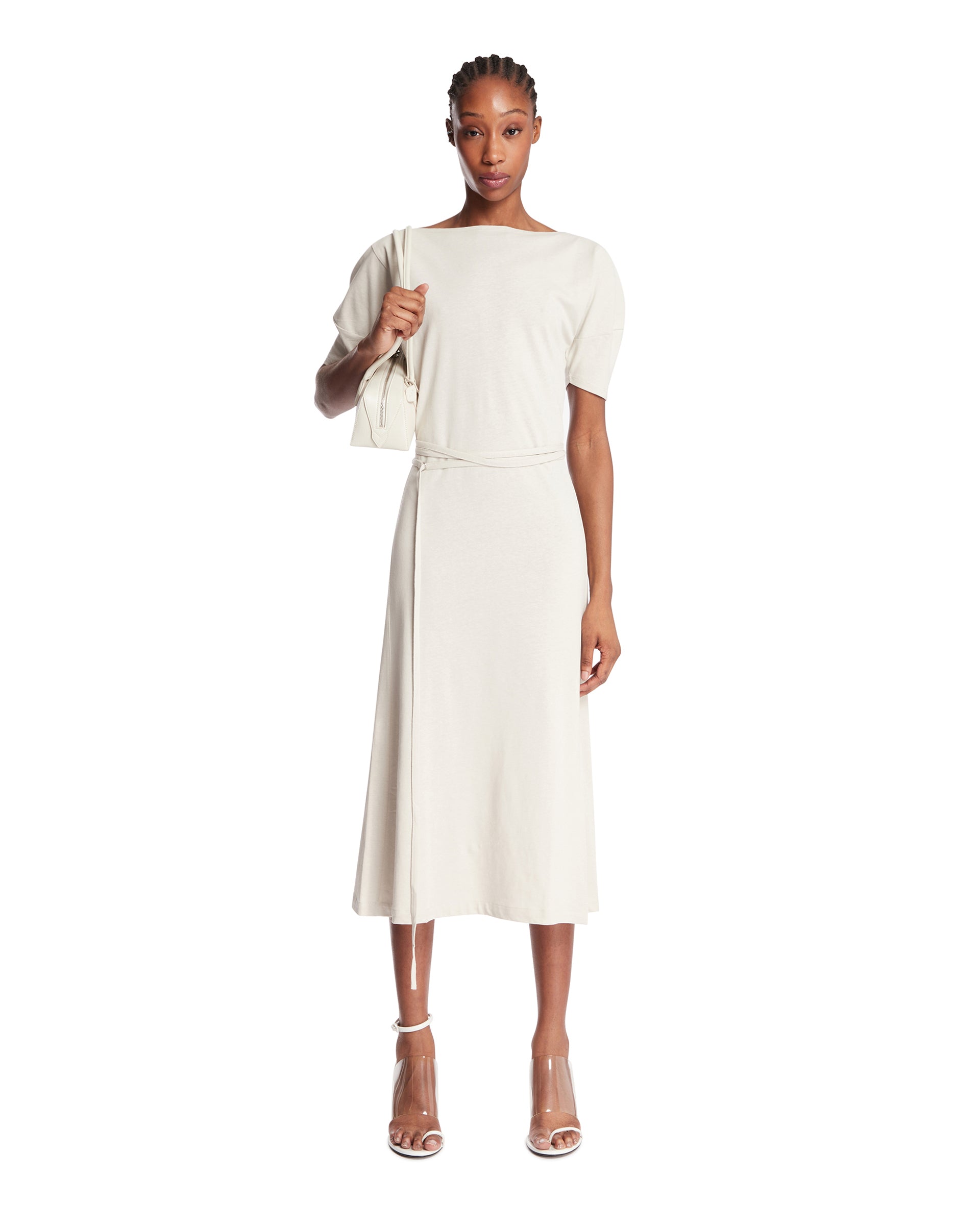 Gray Off-Shoulder Dress | LEMAIRE - Antonia