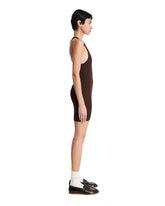 Brown Viscose Mini Dress | PDP | Antonia