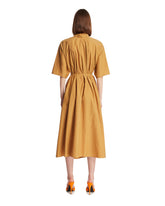 Brown Cotton and Silk Tube Dress | PDP | Antonia
