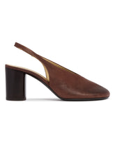 Brown Glove Slingback Pumps | PDP | Antonia