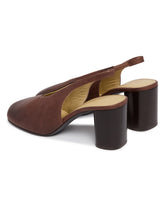 Brown Glove Slingback Pumps | PDP | Antonia