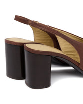 Brown Glove Slingback Pumps | PDP | Antonia