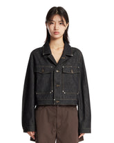 Blue Denim Blouson Jacket | PDP | Antonia