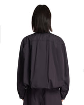 Blue Pleated Blouson Jacket | PDP | Antonia