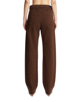 Brown Five-Pocket Jeans | PDP | Antonia