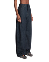 Blue High-Waisted Curved Jeans | PDP | Antonia