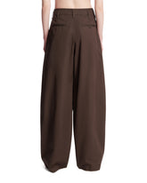 Brown Wide-Leg Trousers | PDP | Antonia