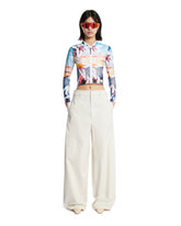 White Wide-Leg Trousers | PDP | Antonia