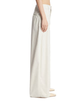 White Wide-Leg Trousers | PDP | Antonia
