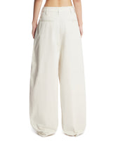 White Wide-Leg Trousers | PDP | Antonia