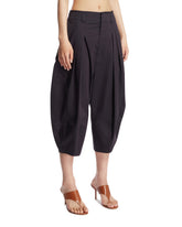 Blue Balloon-Cut Bermuda Shorts | PDP | Antonia