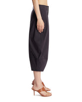 Blue Balloon-Cut Bermuda Shorts | PDP | Antonia