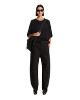 Black Curved Jeans with Belt | PDP | Antonia