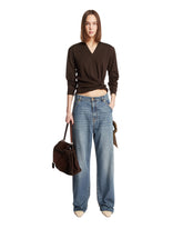 Brown Convertible Sweater | PDP | Antonia