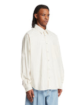 White Cotton and Silk Shirt | PDP | Antonia