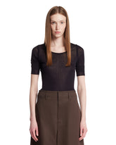 Black Layered-Effect Top | PDP | Antonia