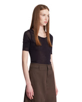 Black Layered-Effect Top | PDP | Antonia