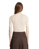 Beige Layered-Effect Top | PDP | Antonia