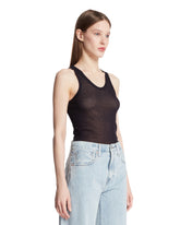 Blue Viscose and Silk Top | PDP | Antonia