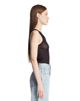 Blue Viscose and Silk Top | PDP | Antonia