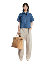 Blue Shirt with Bow | PDP | Antonia