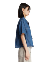 Blue Shirt with Bow | PDP | Antonia