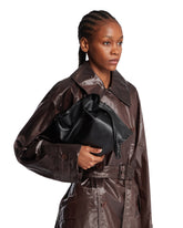 Black Medium Flamenco Pants Clutch | PDP | Antonia