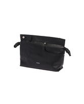 Black Medium Flamenco Pants Clutch | PDP | Antonia