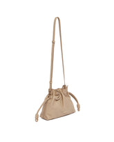 Beige Mini Flamenco Clutch | PDP | Antonia