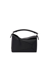 Black Small Puzzle Edge Bag | PDP | Antonia
