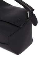 Black Small Puzzle Edge Bag | PDP | Antonia