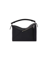 Black Small Puzzle Edge Bag | PDP | Antonia